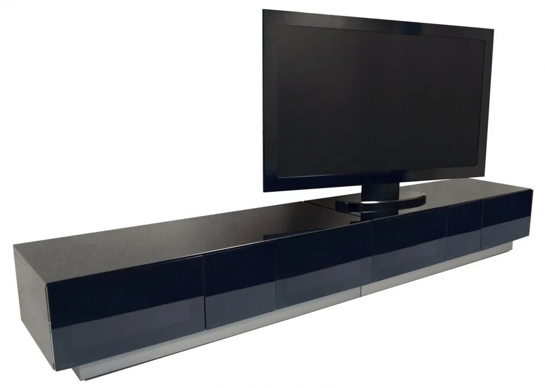 Product photograph of Alphason Element Black Tv Cabinet For 98inch from Choice Furniture Superstore.